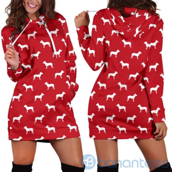 Pitbull Women Hoodie Dress For Women Product Photo