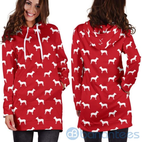 Pitbull Women Hoodie Dress For Women Product Photo