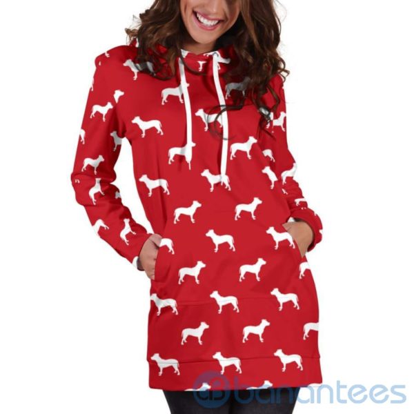 Pitbull Women Hoodie Dress For Women Product Photo
