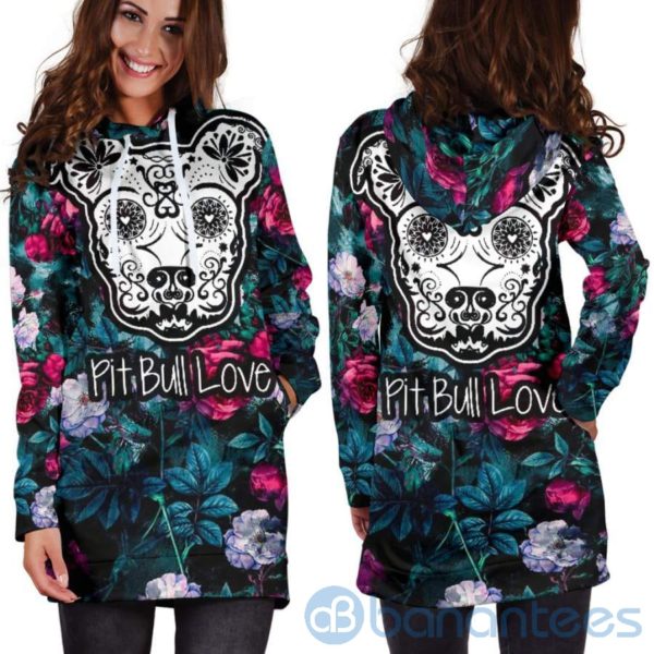 Pitbulls Love Hoodie Dress For Women Product Photo