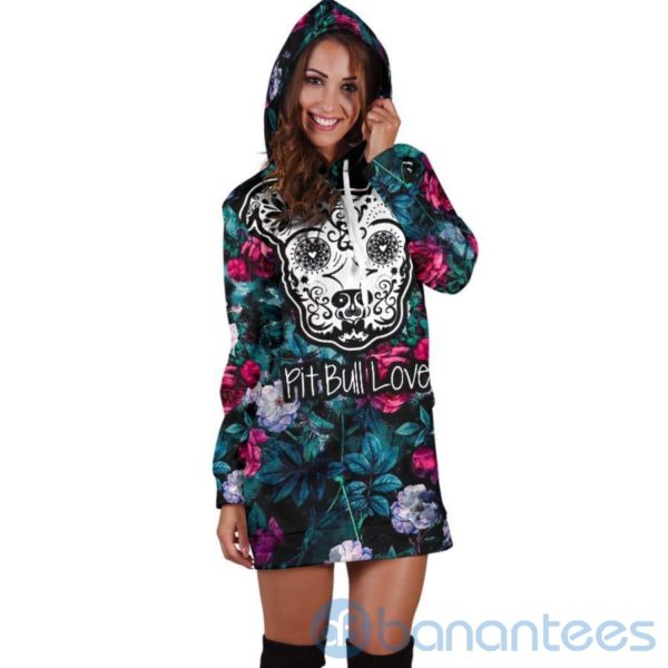 Pitbulls Love Hoodie Dress For Women Product Photo