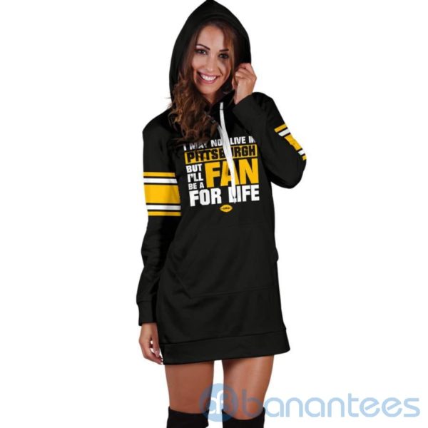 Pittsburgh Fan For Life Hoodie Dress For Women Product Photo