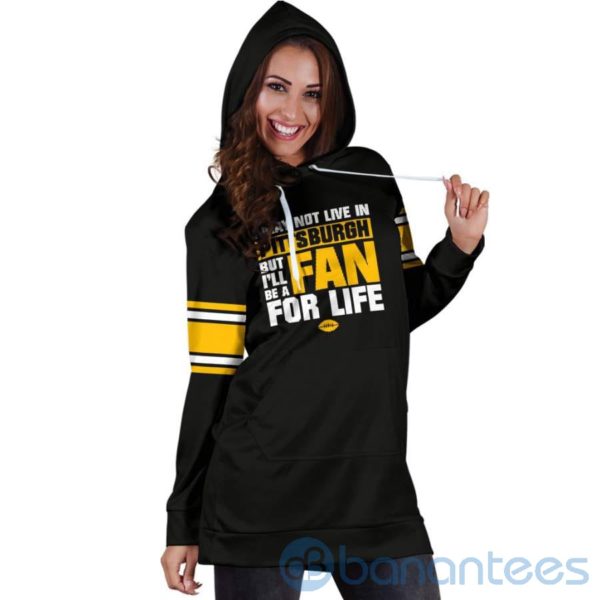 Pittsburgh Fan For Life Hoodie Dress For Women Product Photo
