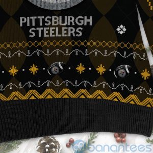 Pittsburgh Steelers American Football Black Ugly Christmas 3D Sweater Product Photo