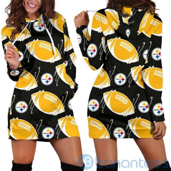 Pittsburgh Steelers Fans Hoodie Dress For Women Product Photo