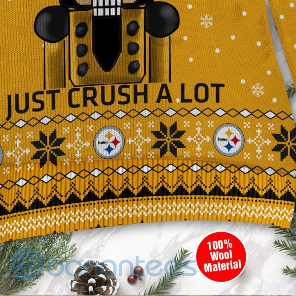 Pittsburgh Steelers I Am Not A Player I Just Crush Alot Ugly Christmas 3D Sweater Product Photo