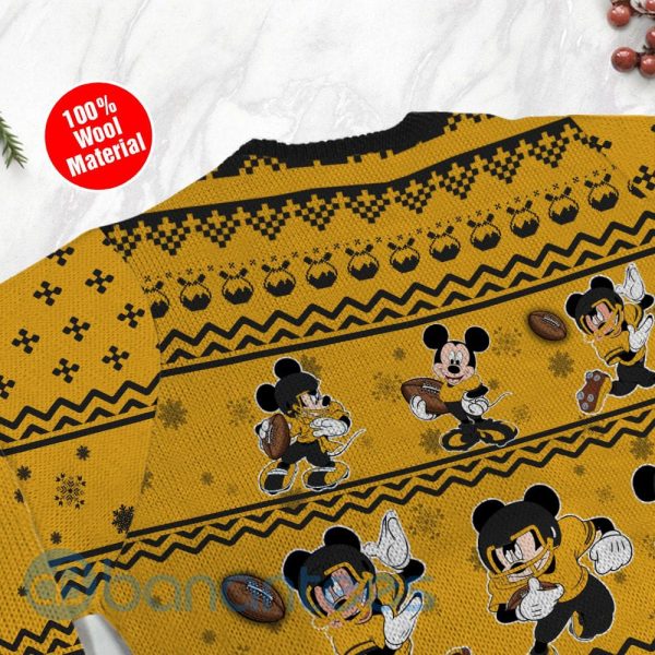 Pittsburgh Steelers Mickey Mouse Ugly Christmas 3D Sweater Product Photo