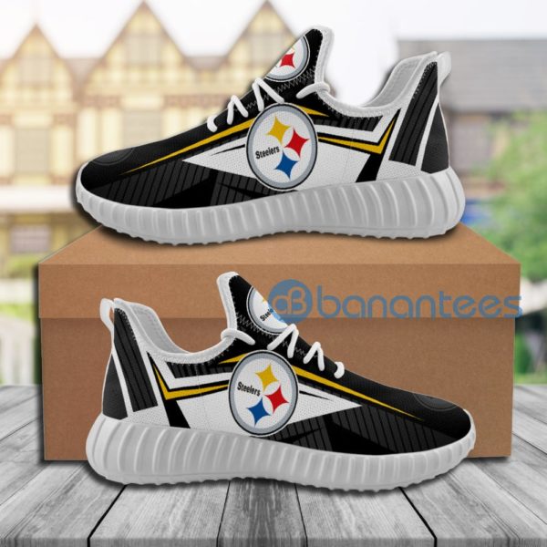 Pittsburgh Steelers Sneakers Custom White Raze Shoes Product Photo