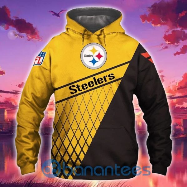 Pittsburgh Steelers Zip Hoodie All Over Printed Product Photo