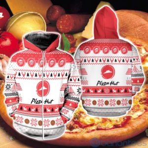 Pizza Hut Ugly Christmas All Over Printed 3D Shirt Product Photo