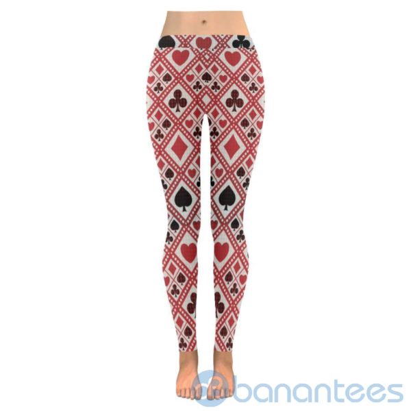 Playing Card Leggings For Women Product Photo