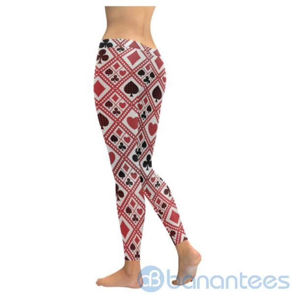 Playing Card Leggings For Women Product Photo