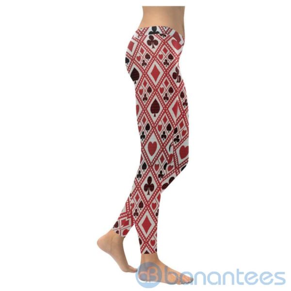 Playing Card Leggings For Women Product Photo