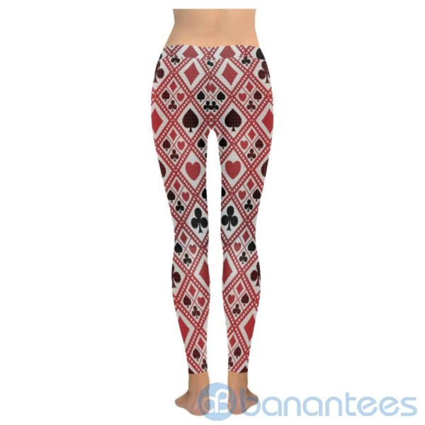 Playing Card Leggings For Women Product Photo