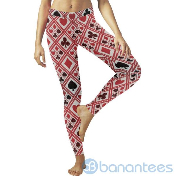 Playing Card Leggings For Women Product Photo
