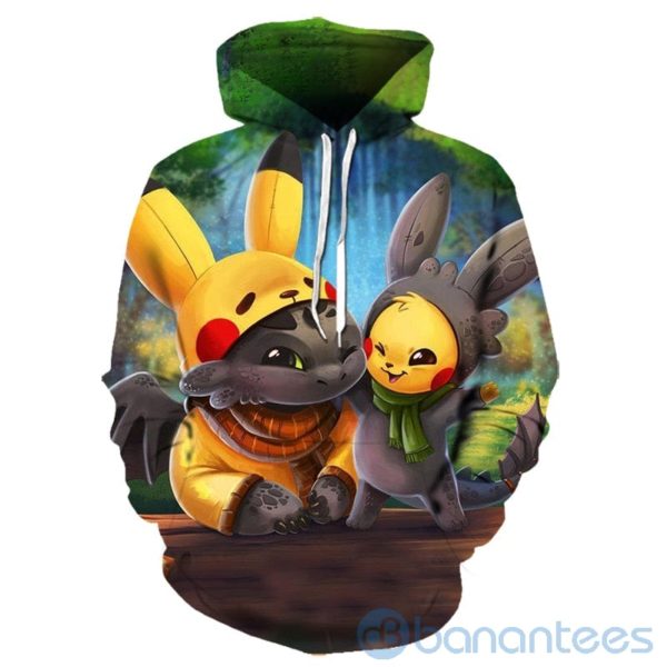 Pokemon Detective Pikachu All Over Printed 3D Hoodie Product Photo