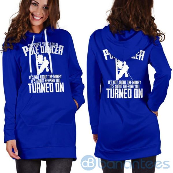 Pole Dancer Support Hoodie Dress For Women Product Photo