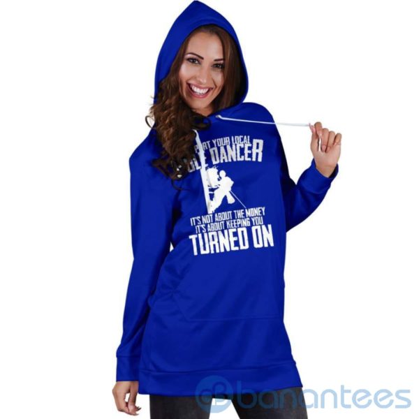 Pole Dancer Support Hoodie Dress For Women Product Photo