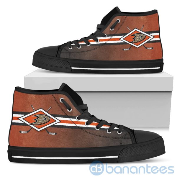 Polishing Sticks Anaheim Ducks High Top Shoes Product Photo