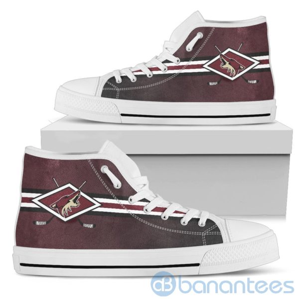 Polishing Sticks Arizona Coyotes High Top Shoes Product Photo