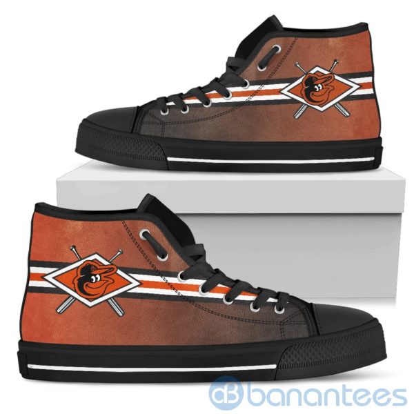 Polishing Sticks Baltimore Orioles High Top Shoes Product Photo