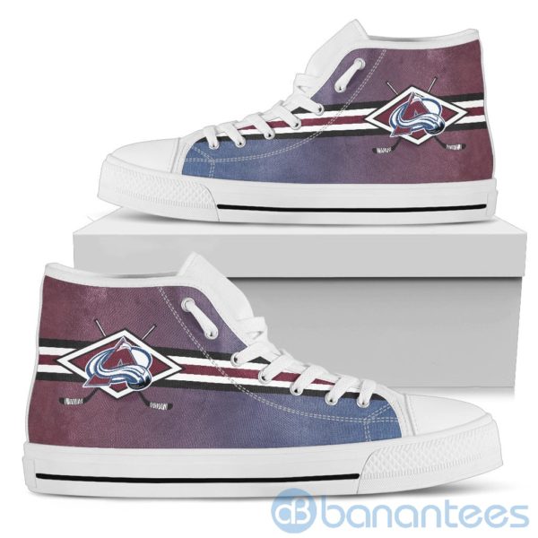 Polishing Sticks Colorado Avalanche High Top Shoes Product Photo