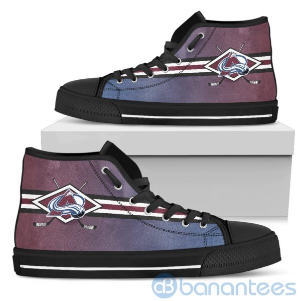 Polishing Sticks Colorado Avalanche High Top Shoes Product Photo