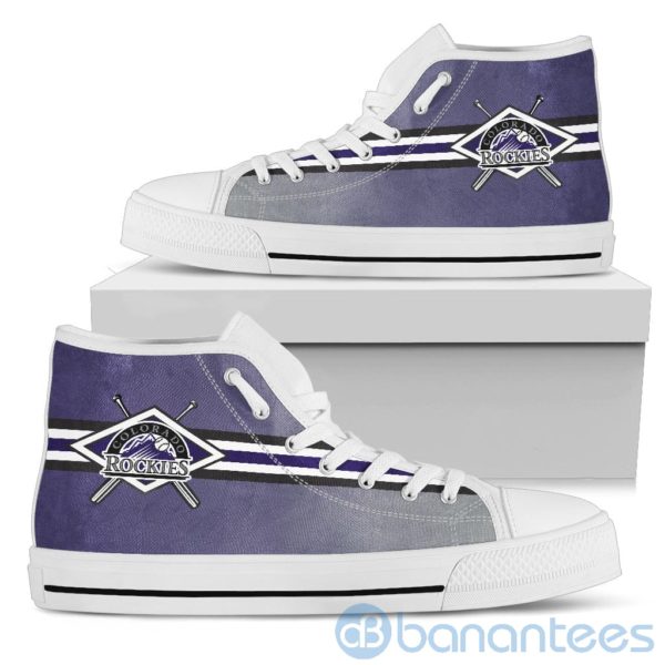 Polishing Sticks Colorado Rockies High Top Shoes Product Photo