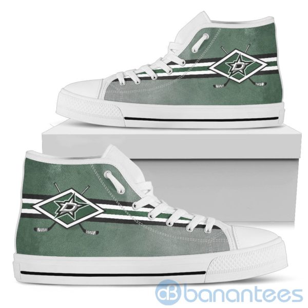 Polishing Sticks Dallas Stars High Top Shoes Product Photo