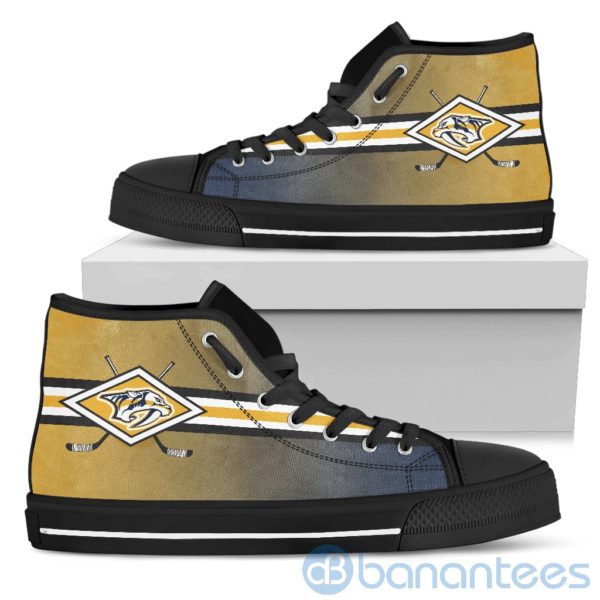 Polishing Sticks Nashville Predators High Top Shoes Product Photo