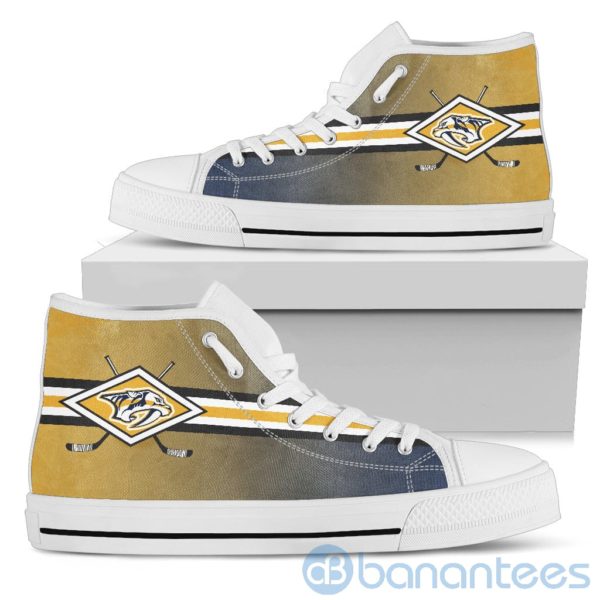 Polishing Sticks Nashville Predators High Top Shoes Product Photo