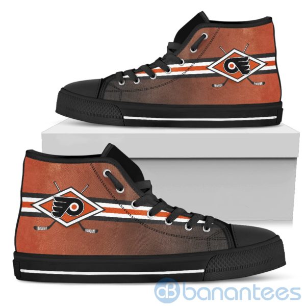 Polishing Sticks Philadelphia Flyers High Top Shoes Product Photo
