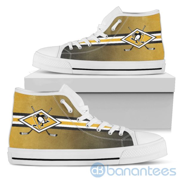 Polishing Sticks Pittsburgh Penguins High Top Shoes Product Photo