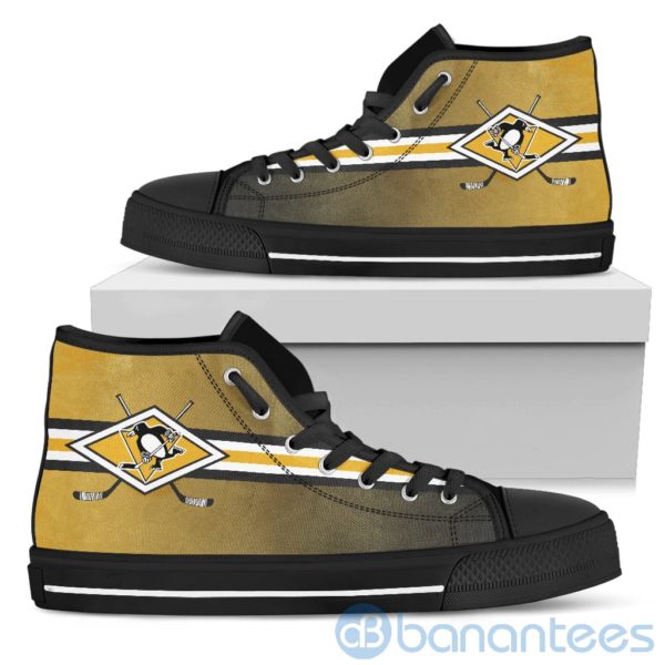 Polishing Sticks Pittsburgh Penguins High Top Shoes Product Photo
