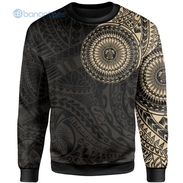 Polynesian Turtle Tattoo Style Pattern All Over Printed 3D Sweatshirt Product Photo