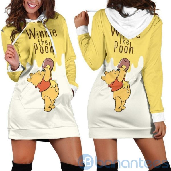 Pooh Winnie The Pooh Hoodie Dress For Women Product Photo