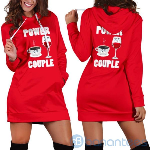 Power Couple Hoodie Dress For Women Product Photo