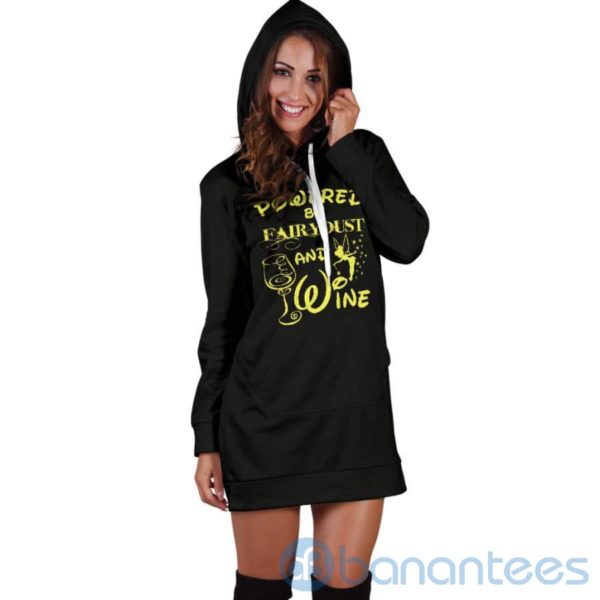 Powered By Fairydust and Wine Hoodie Dress For Women Product Photo