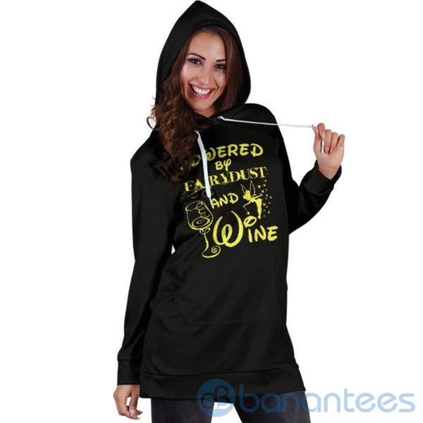Powered By Fairydust and Wine Hoodie Dress For Women Product Photo