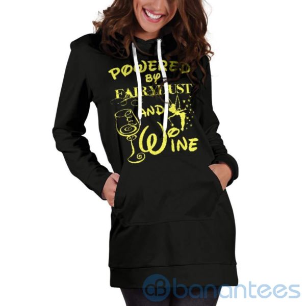Powered By Fairydust and Wine Hoodie Dress For Women Product Photo