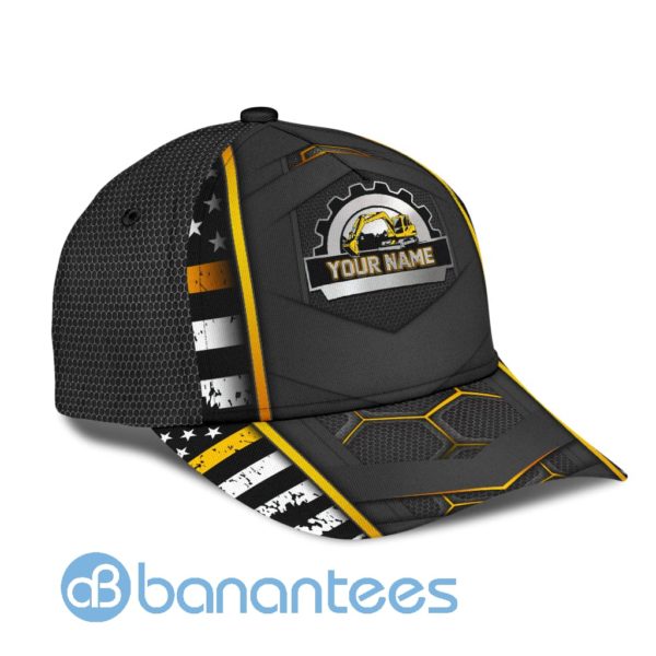 Premium Personalized Printed Excavator Operator 3D Cap Product Photo