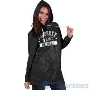 Property of A Hot Mechanic Hoodie Dress For Women Product Photo