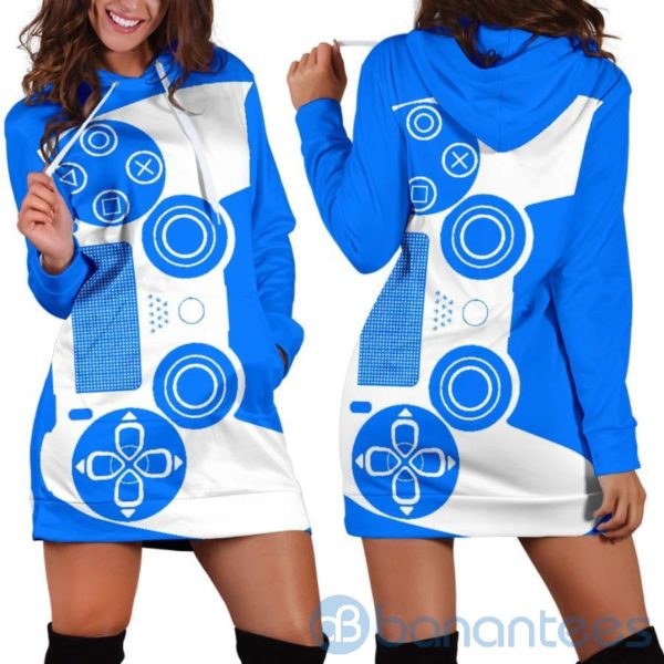 PS Controller Hoodie Dress For Women Product Photo
