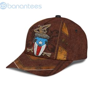 Puerto Rico Music Coqui Playing Bomba All Printed All Over Printed 3D Cap Product Photo