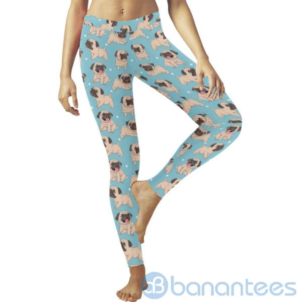 Pug Dog Leggings For Women Product Photo