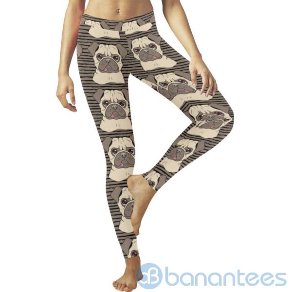 Pug Dog Lover Leggings For Women Product Photo