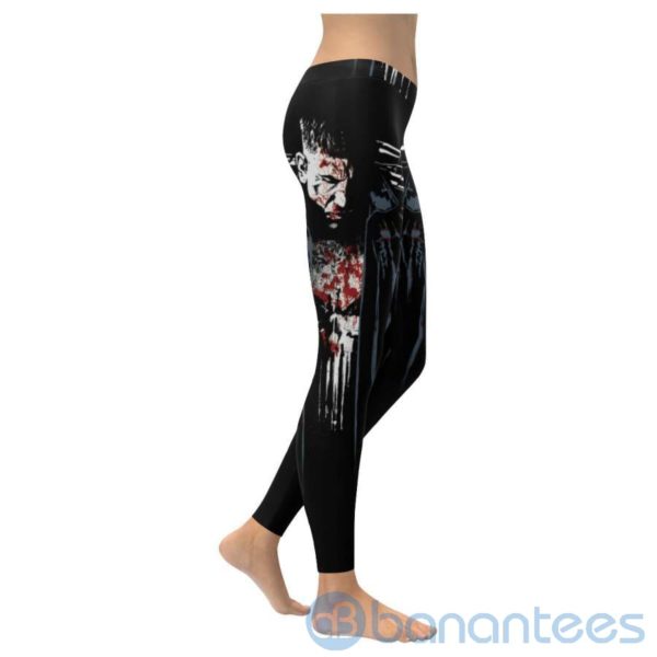 Punisher Black Leggings For Women Product Photo
