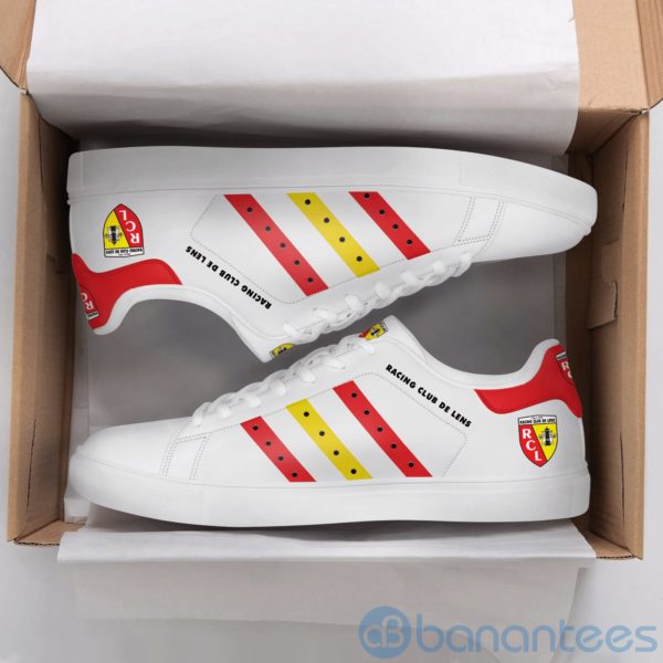 Racing Club De Lens White Low Top Skate Shoes Product Photo