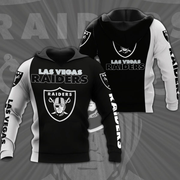 Raiders Team All Over Printed Hoodies Zip Hoodies Product Photo