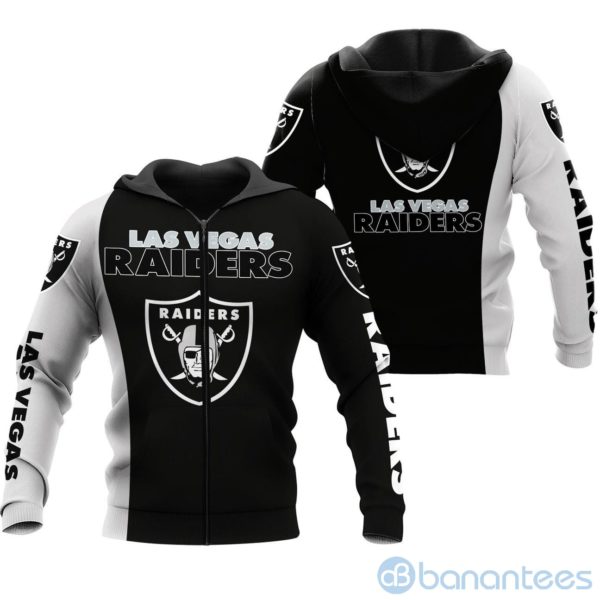 Raiders Team All Over Printed Hoodies Zip Hoodies Product Photo